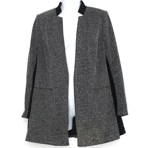Lane Bryant Heathered Gray Long Blazer Jacket Size 20 Professional - Picture 1 of 6